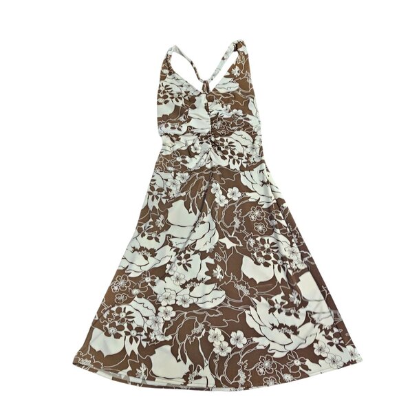 BCBGMaxazria Women's Sundress Dress Floral T Back size Small - Picture 1 of 12